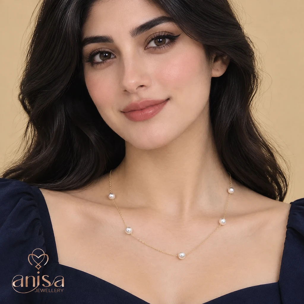 گردنبند مروارید کد gz01